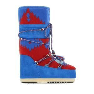 Alanui Men Multicolor Suede And Fabric Boots